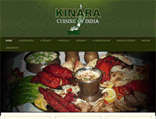 Tablet Screenshot of kinararestaurant.com